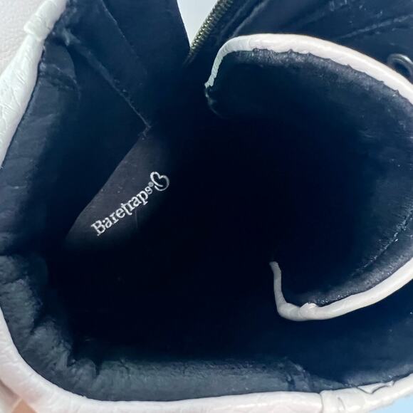 BareTraps Women's White and Black AmySue Boots 8.5 - Picture 7 of 9